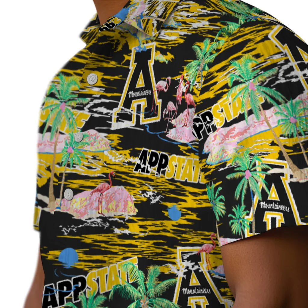 Appalachian State Mountaineers Flamingo Retreat 2026 Hawaiian Shirt – Moonbestprint