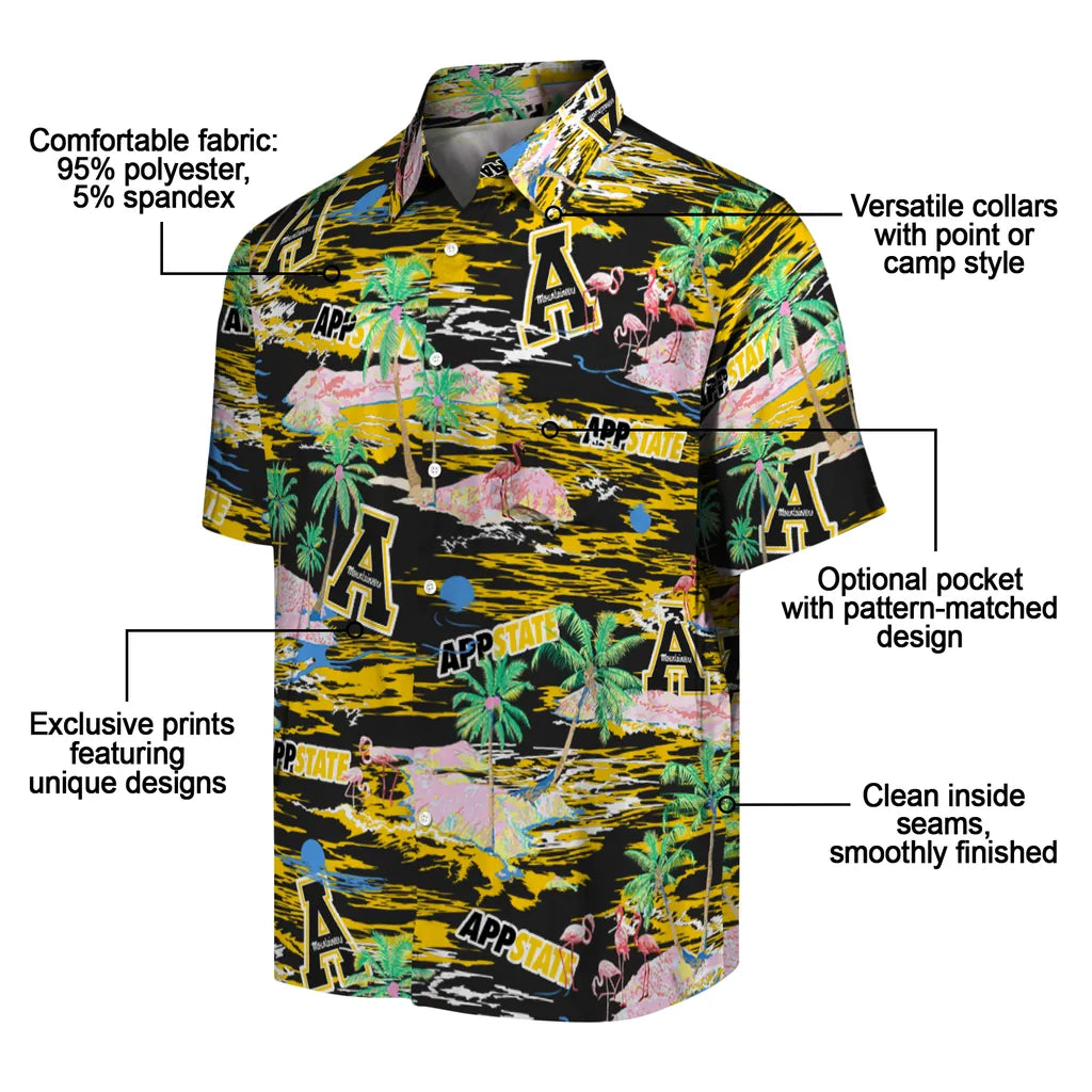 Appalachian State Mountaineers Hawaiian Shirt - Hawaii Island | Moonbestprint