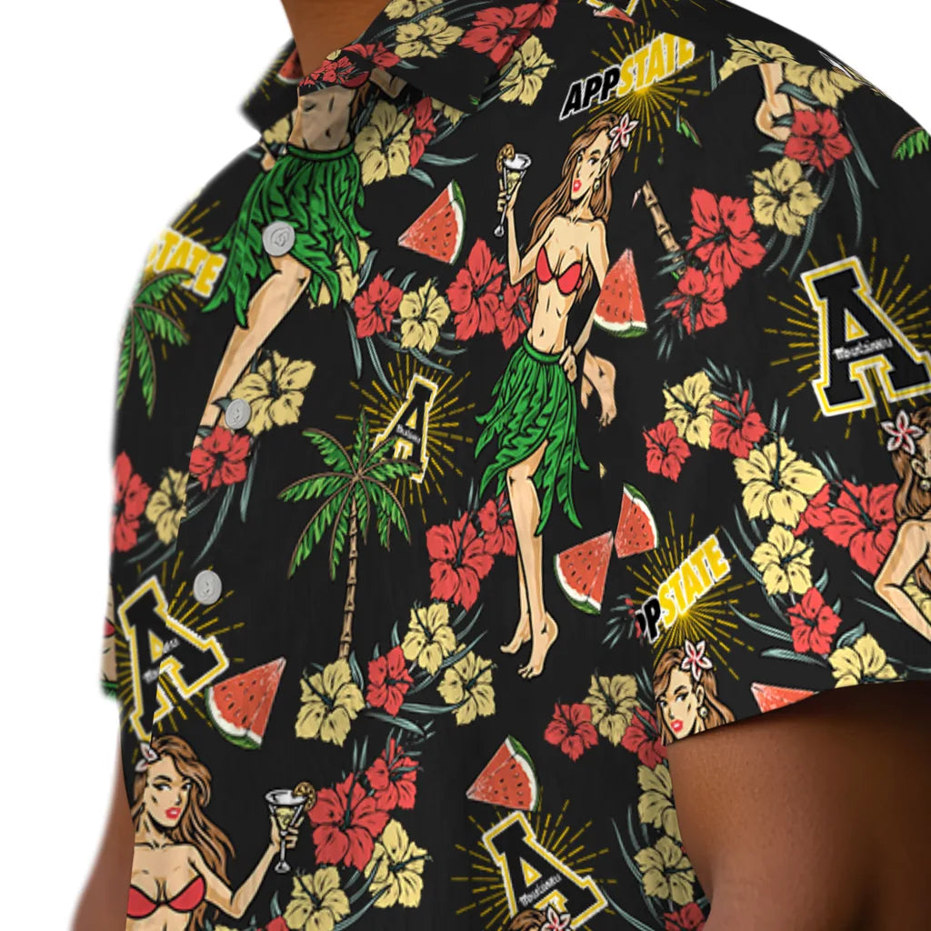 Appalachian State Mountaineers Hawaiian Shirt - Hawaiian Girls Design | Moonbestprint