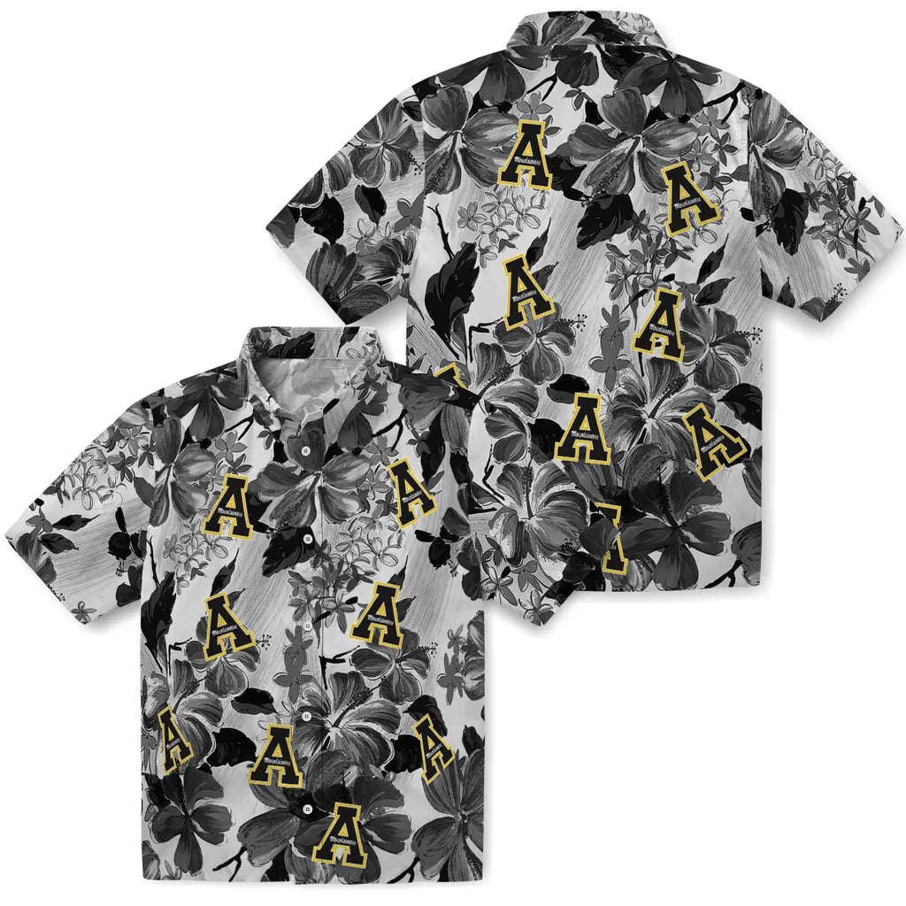 Appalachian State Mountaineers Hawaiian Shirt - Hibiscus Arrangement | Moonbestprint