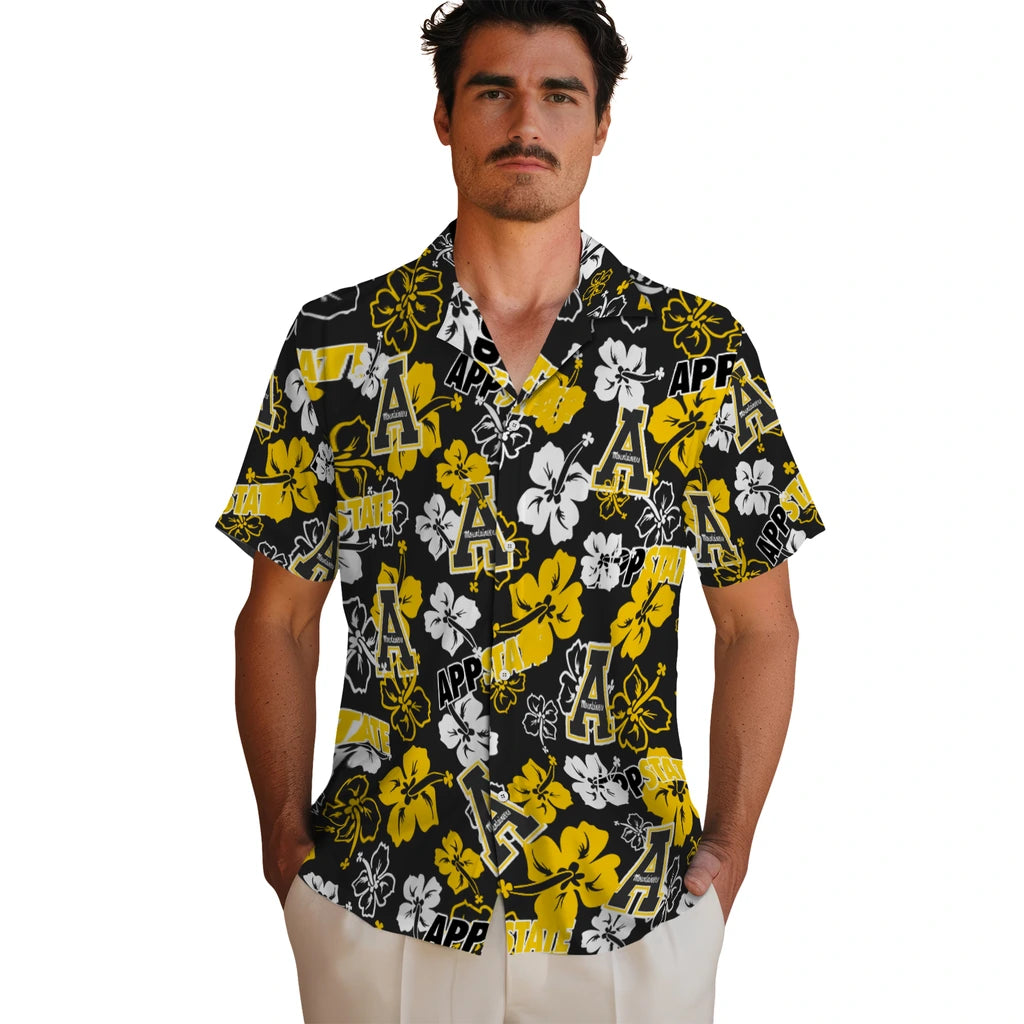 Appalachian State Mountaineers Hibiscus Bloom Hawaiian Shirt – Moonbestprint