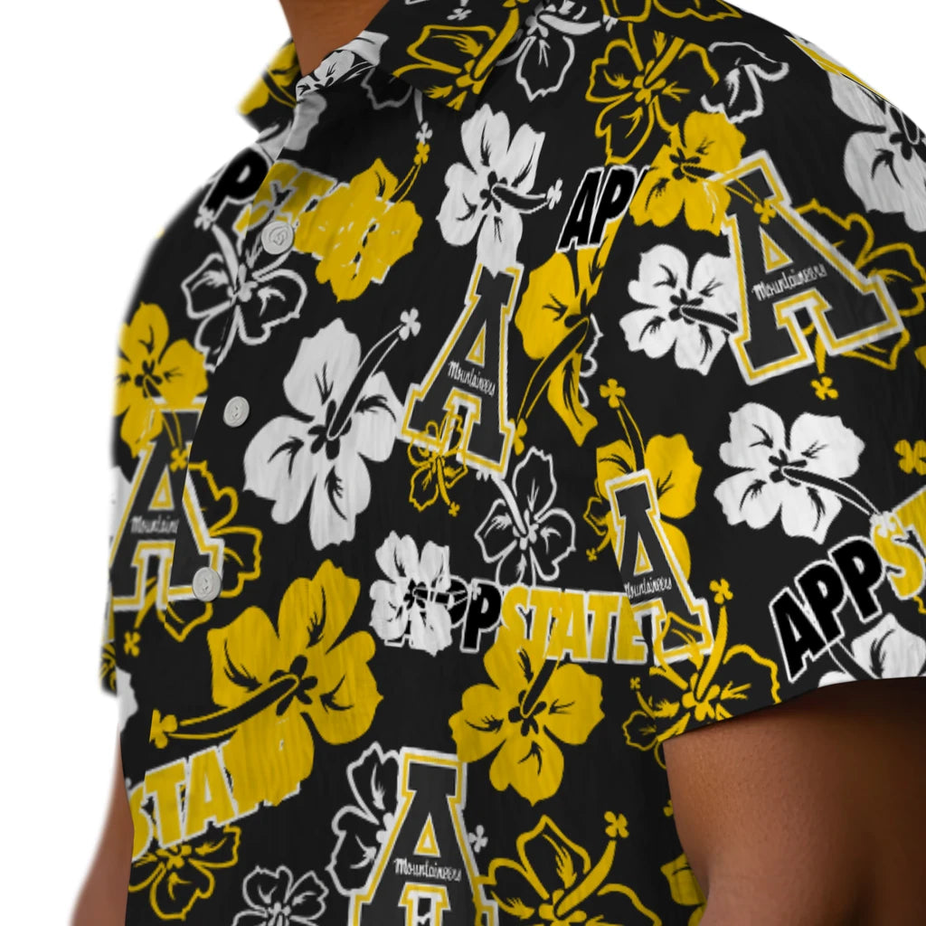 Appalachian State Mountaineers Hibiscus Bloom Hawaiian Shirt – Moonbestprint
