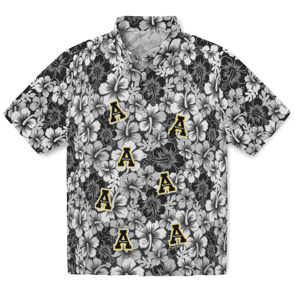 Appalachian State Mountaineers Hawaiian Shirt - Hibiscus Blooms | Moonbestprint