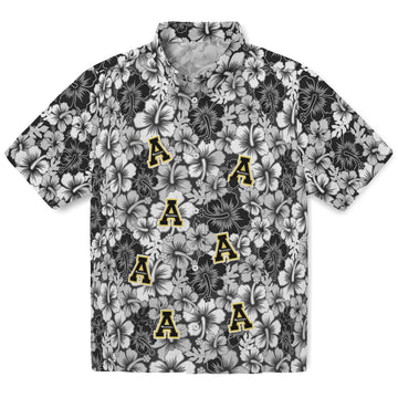 Appalachian State Mountaineers Hawaiian Shirt - Hibiscus Blooms | Moonbestprint
