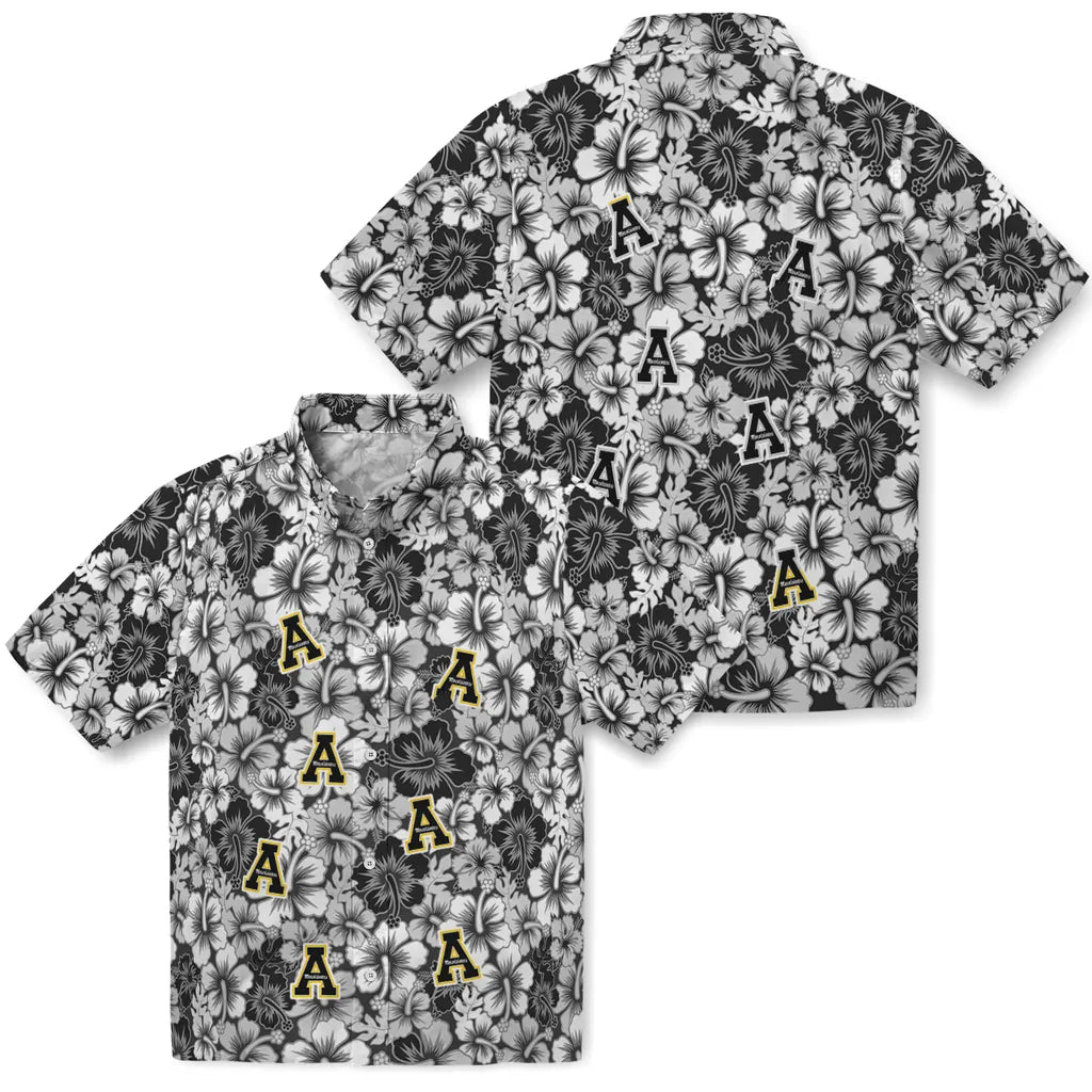 Appalachian State Mountaineers Hawaiian Shirt - Hibiscus Blooms | Moonbestprint