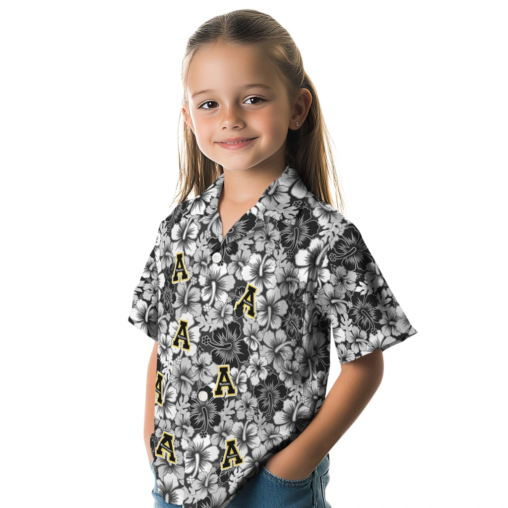 Appalachian State Mountaineers Hawaiian Shirt - Hibiscus Blooms | Moonbestprint