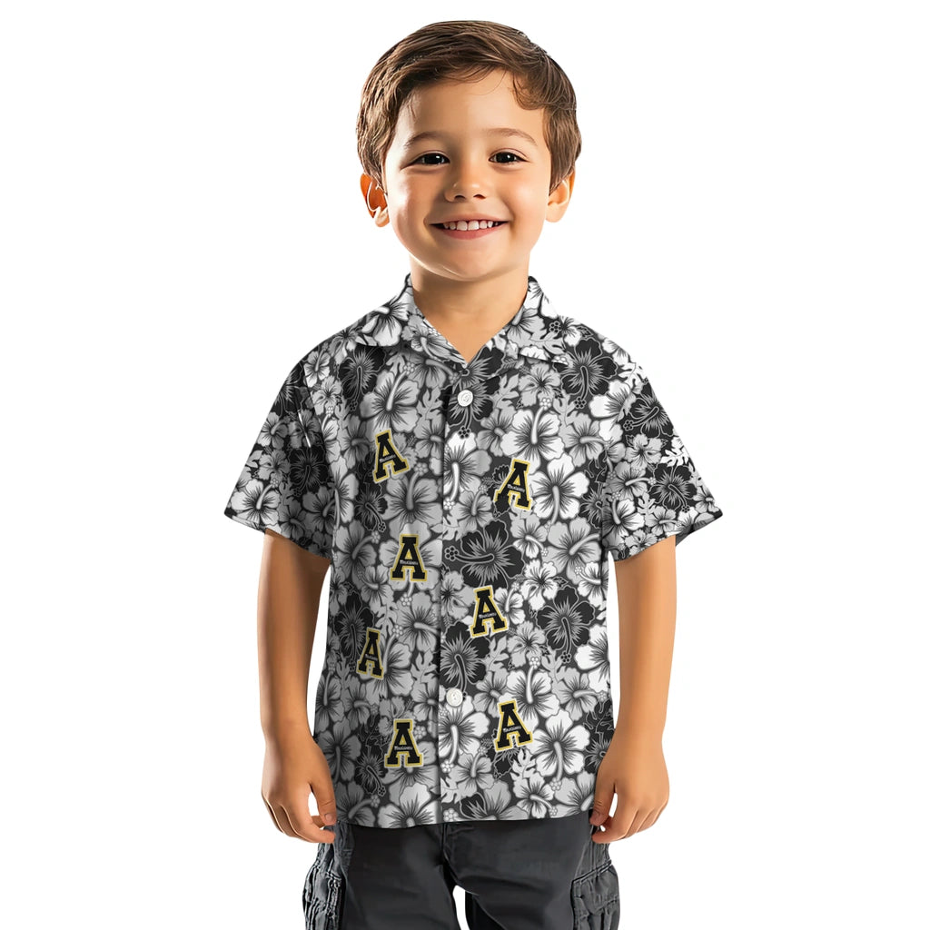 Appalachian State Mountaineers Hawaiian Shirt - Hibiscus Blooms | Moonbestprint