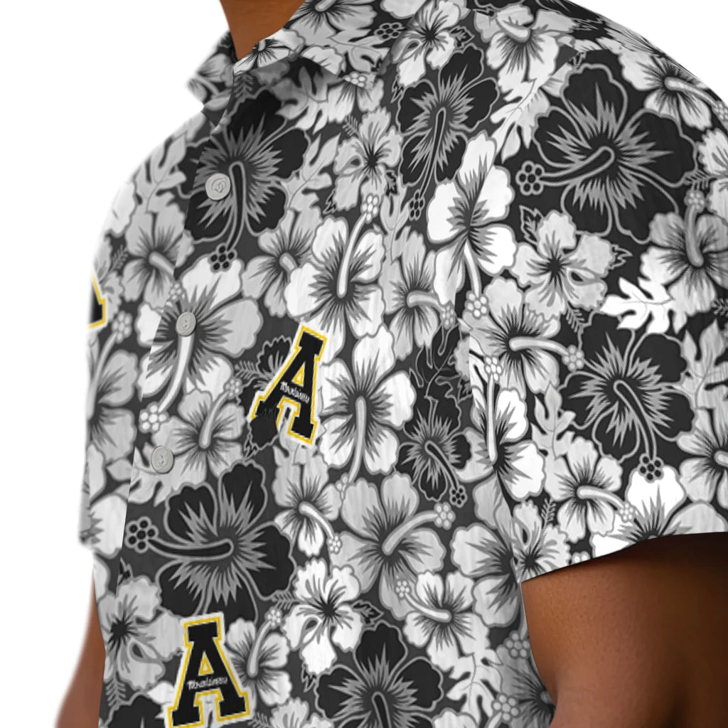 Appalachian State Mountaineers Hawaiian Shirt - Hibiscus Blooms | Moonbestprint