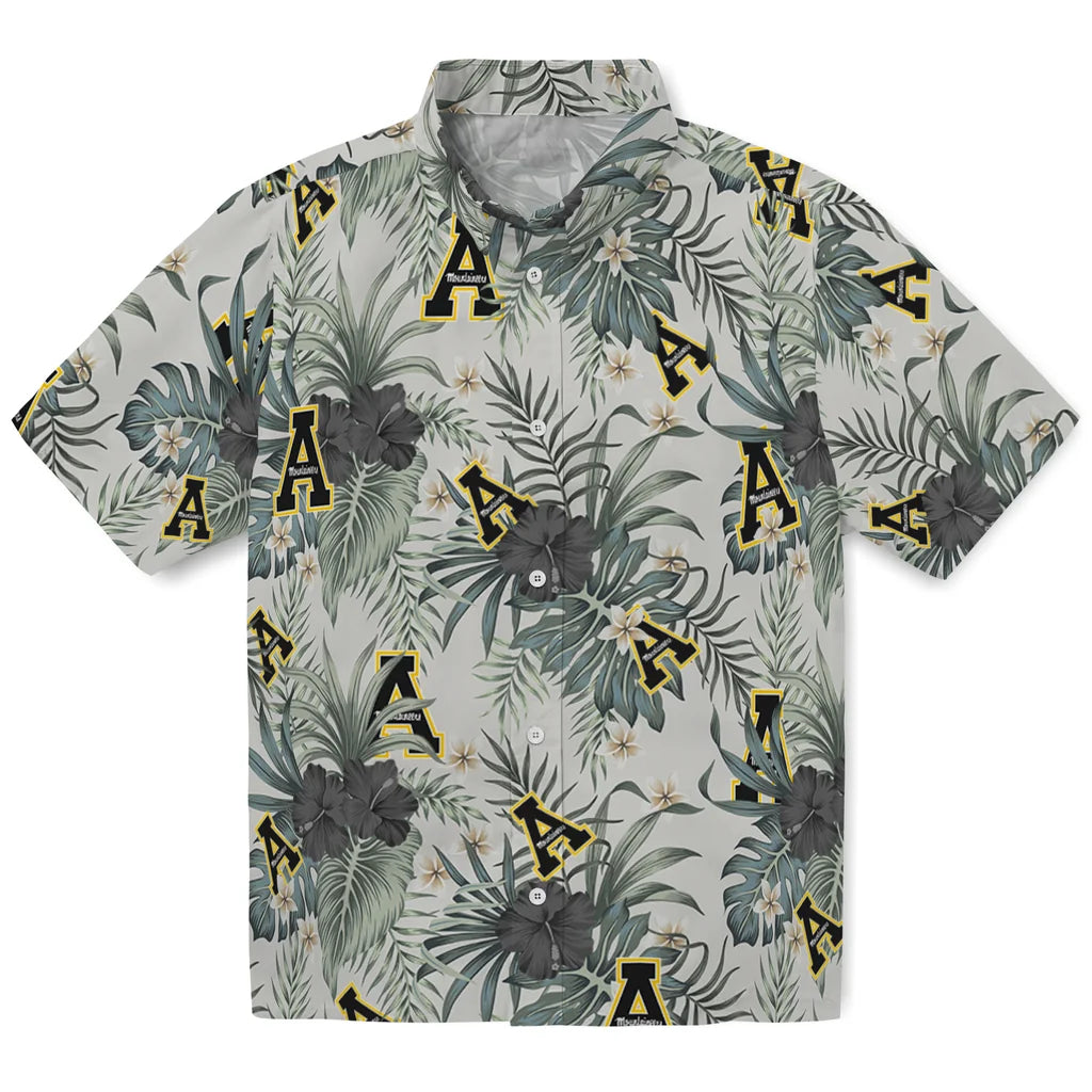 Appalachian State Mountaineers Hawaiian Shirt - Hibiscus Designs | Moonbestprint