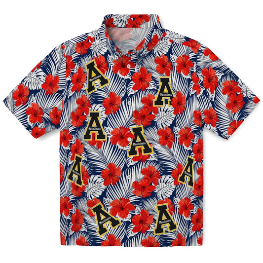 Appalachian State Mountaineers Hawaiian Shirt - Hibiscus Fiesta | Moonbestprint
