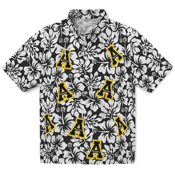 Appalachian State Mountaineers Hawaiian Shirt - Hibiscus Motif | Moonbestprint