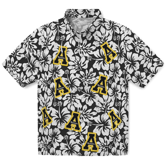 Appalachian State Mountaineers Hawaiian Shirt - Hibiscus Motif | Moonbestprint