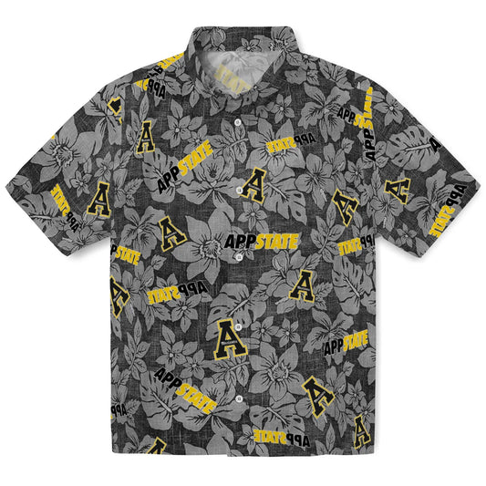 Appalachian State Mountaineers Hawaiian Shirt - Hibiscus Oasis | Moonbestprint