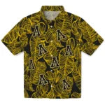 Appalachian State Mountaineers Hawaiian Shirt - Leaf Outline | Moonbestprint