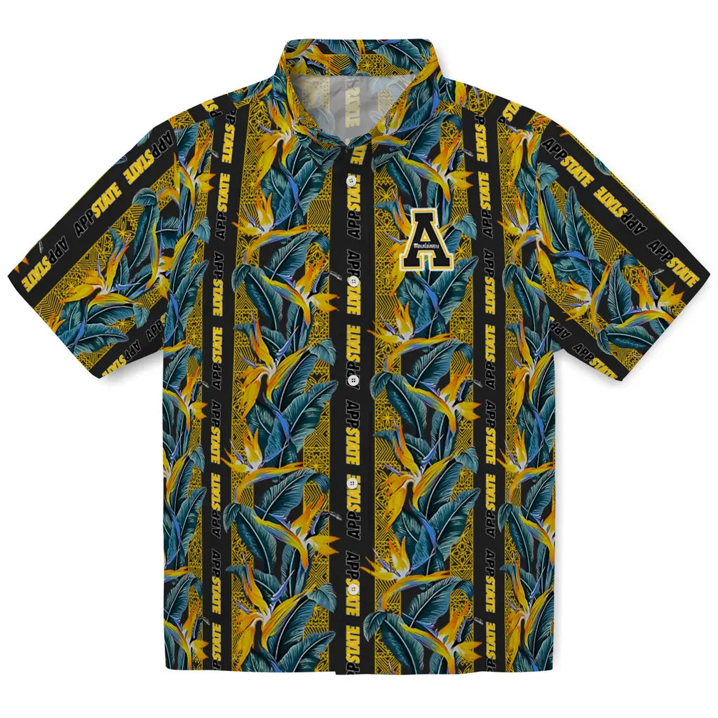Appalachian State Mountaineers Hawaiian Shirt - Paradise Vines | Moonbestprint