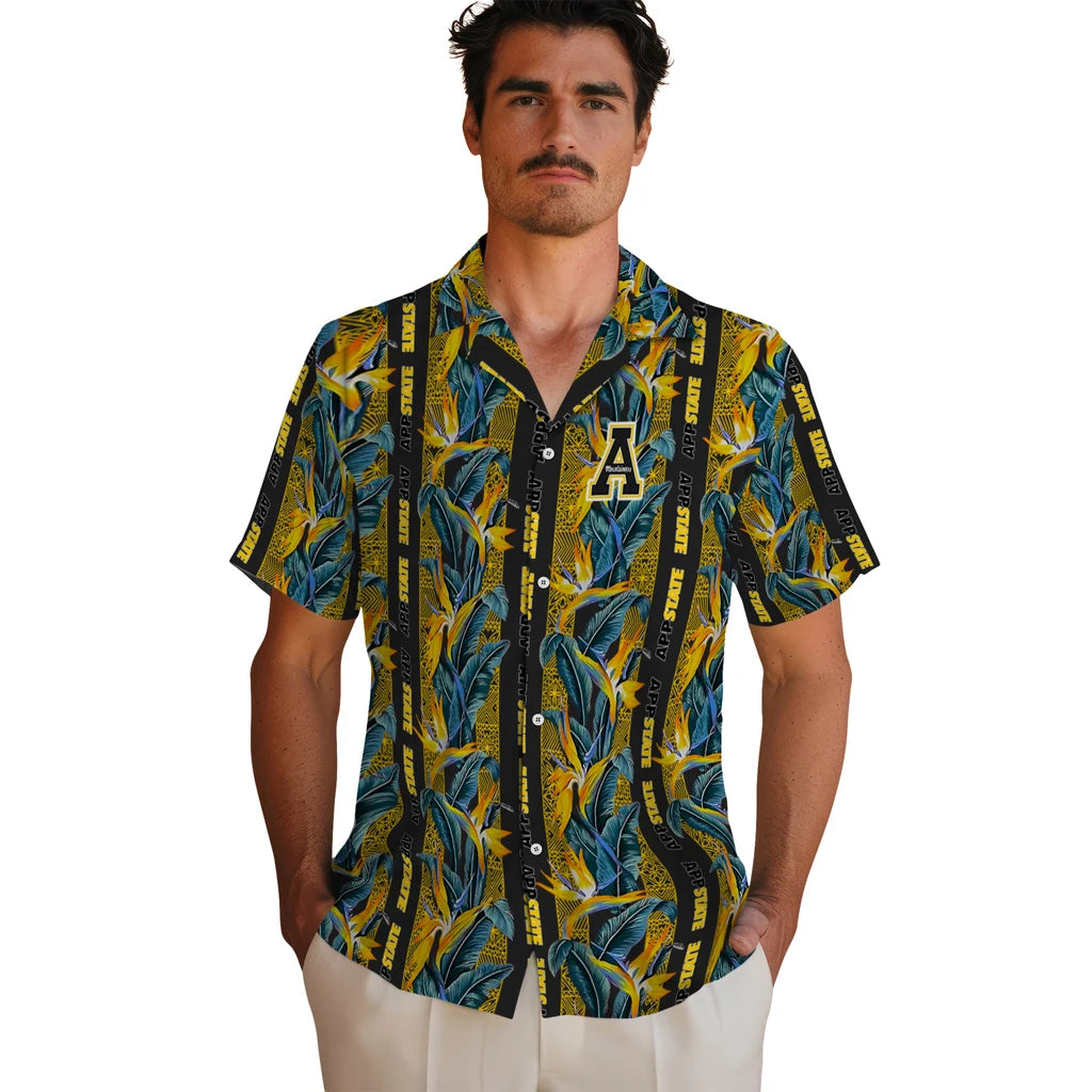 Appalachian State Mountaineers Hawaiian Shirt - Paradise Vines | Moonbestprint