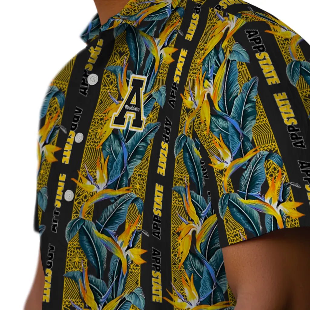 Appalachian State Mountaineers Hawaiian Shirt - Paradise Vines | Moonbestprint