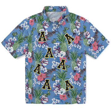 Appalachian State Mountaineers Hawaiian Shirt - Pineapple Bouquet | Moonbestprint