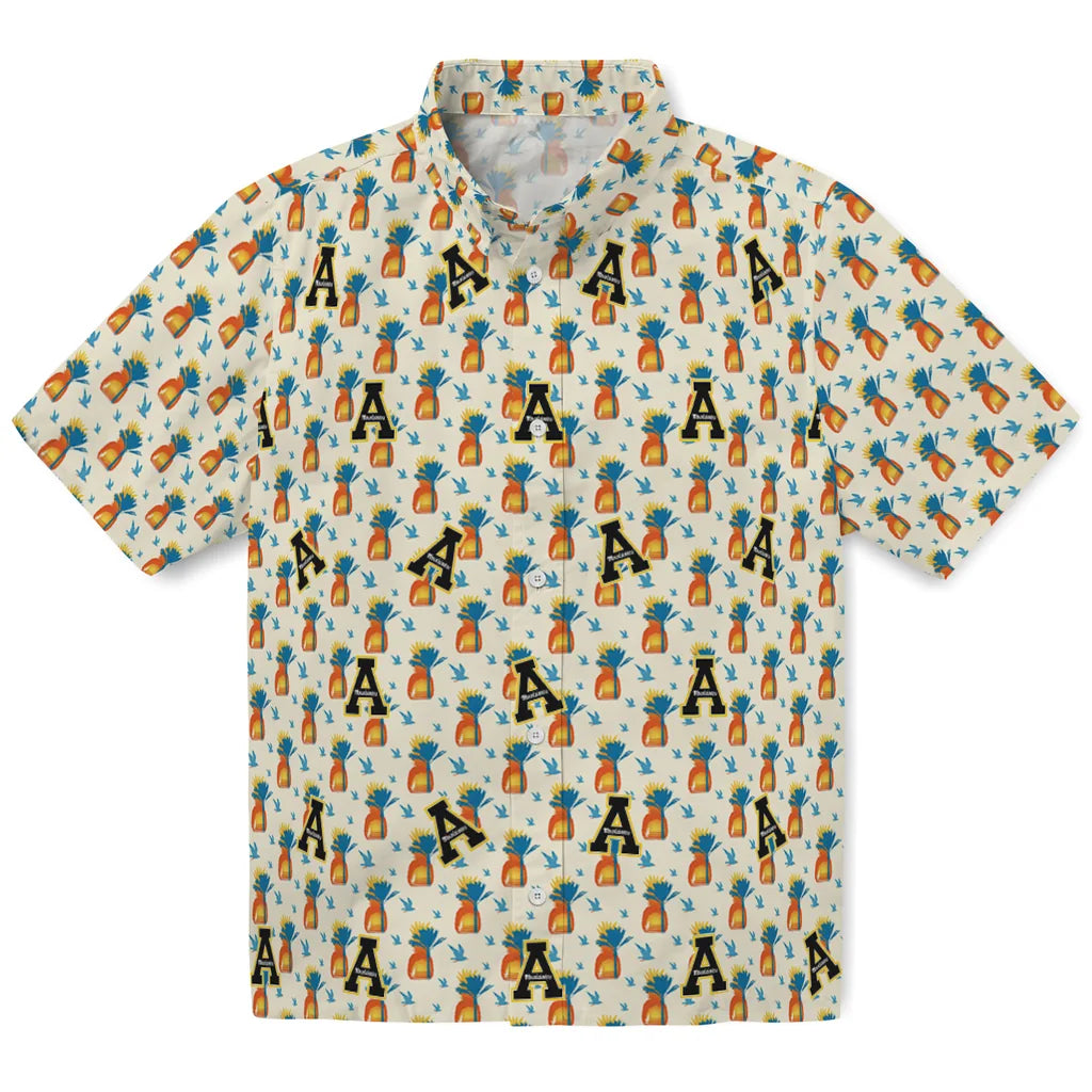 Appalachian State Mountaineers Hawaiian Shirt - Pineapple Delight | Moonbestprint