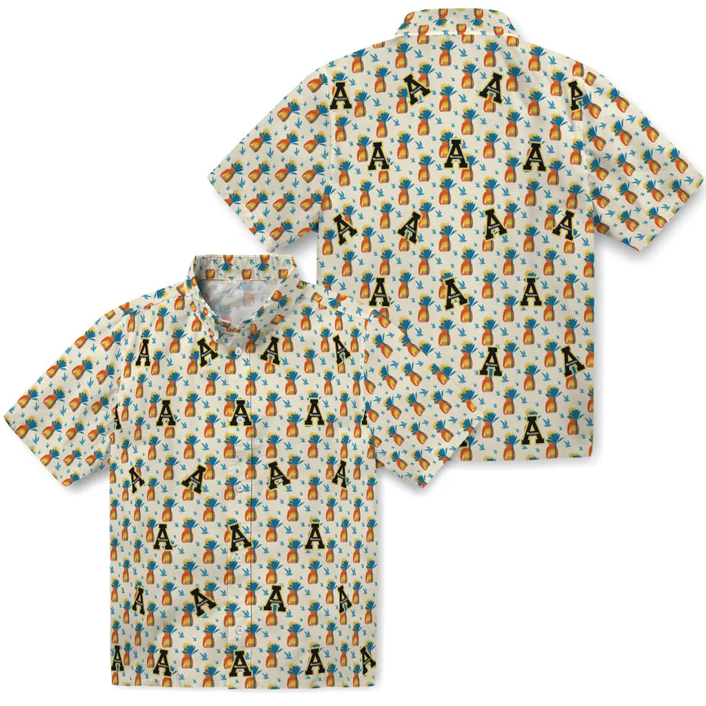 Appalachian State Mountaineers Hawaiian Shirt - Pineapple Delight | Moonbestprint