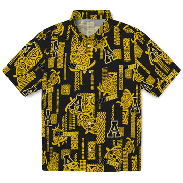 Appalachian State Mountaineers Hawaiian Shirt - Turtle Lines | Moonbestprint