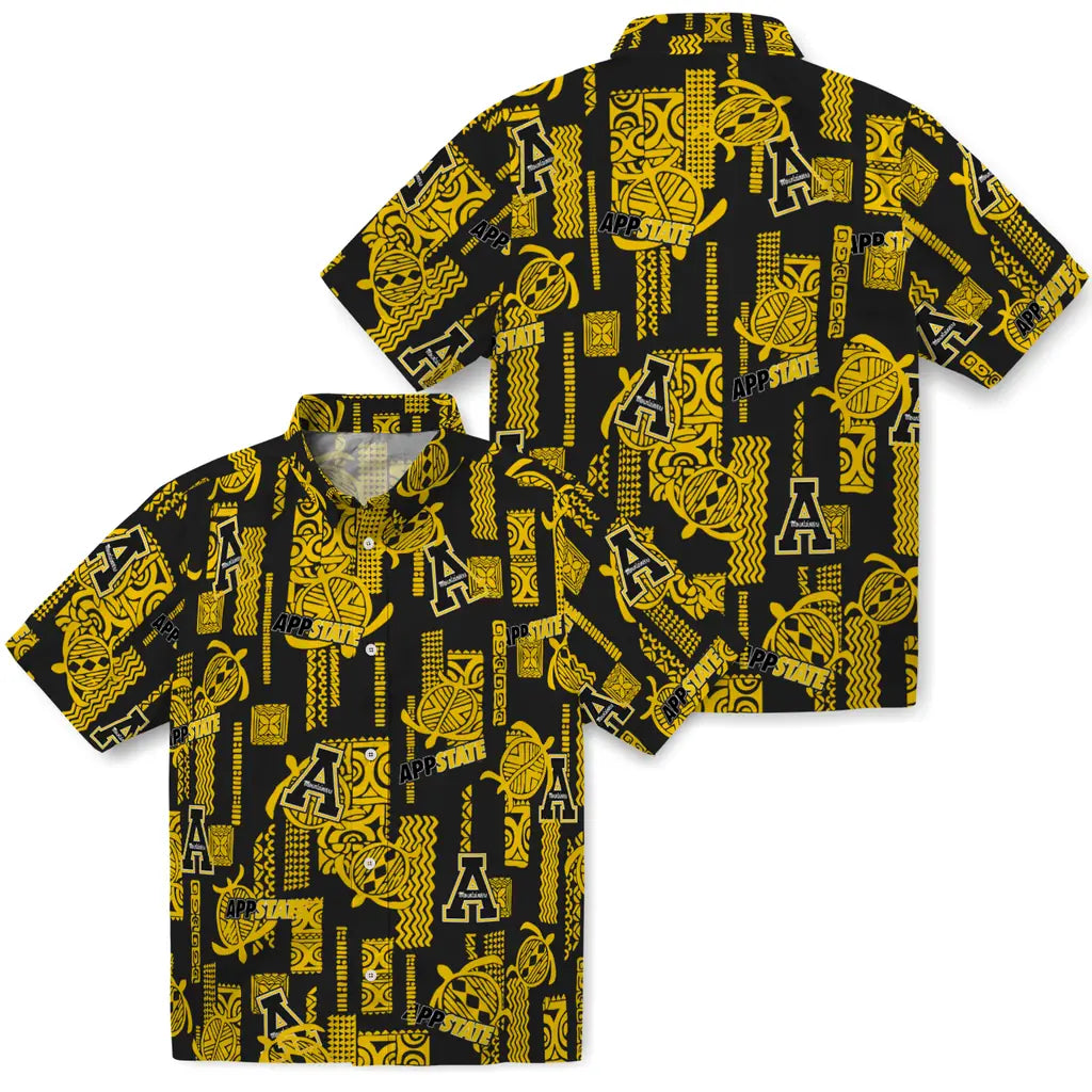 Appalachian State Mountaineers Hawaiian Shirt - Turtle Lines | Moonbestprint