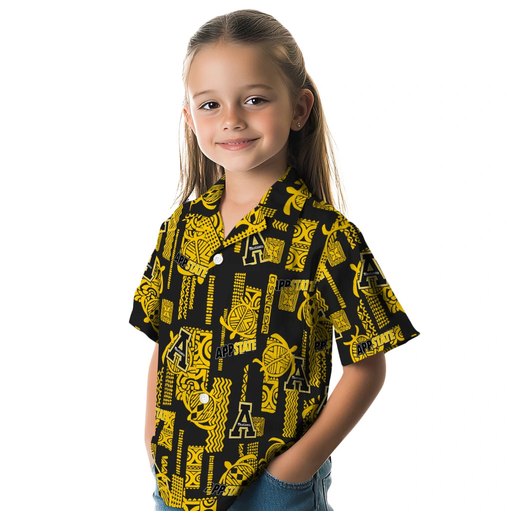 Appalachian State Mountaineers Hawaiian Shirt - Turtle Lines | Moonbestprint