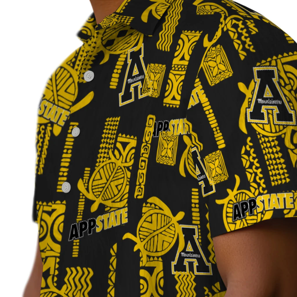 Appalachian State Mountaineers Hawaiian Shirt - Turtle Lines | Moonbestprint