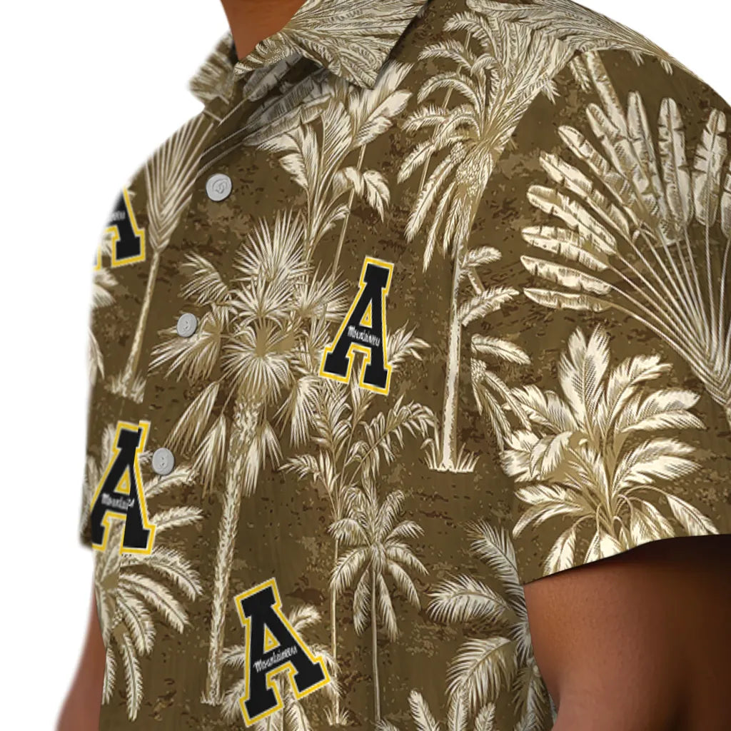 Appalachian State Mountaineers Hawaiian Shirt - Vintage Palm Tree | Moonbestprint