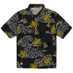 Appalachian State Mountaineers Hawaiian Shirt - Wave Palm | Moonbestprint