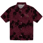 Arizona Cardinals Hawaiian Shirt - 50th State Flower | Moonbestprint