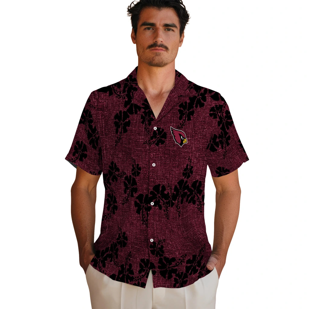 Arizona Cardinals Hawaiian Shirt - 50th State Flower | Moonbestprint