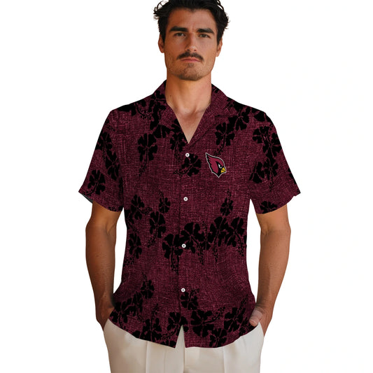 Arizona Cardinals Hawaiian Shirt - 50th State Flower | Moonbestprint