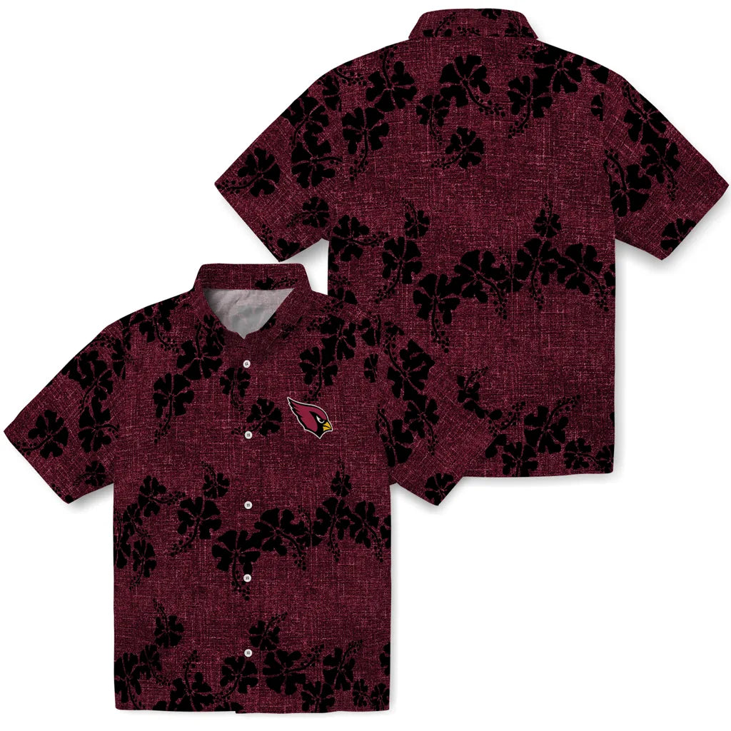 Arizona Cardinals Hawaiian Shirt - 50th State Flower | Moonbestprint