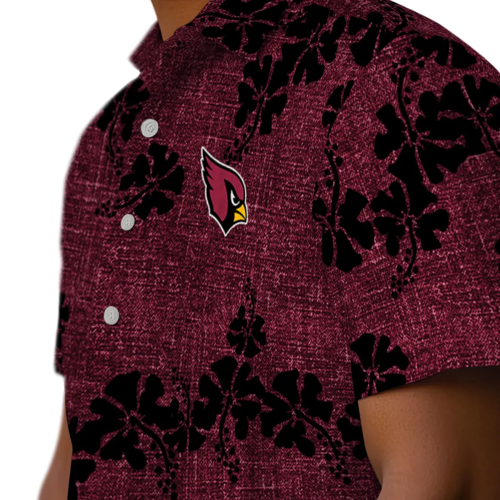 Arizona Cardinals Hawaiian Shirt - 50th State Flower | Moonbestprint