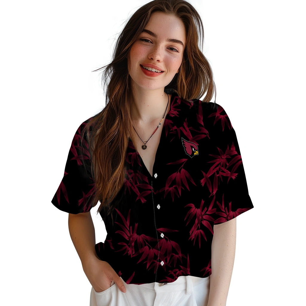 Arizona Cardinals Hawaiian Shirt - Bamboo Branches | Moonbestprint