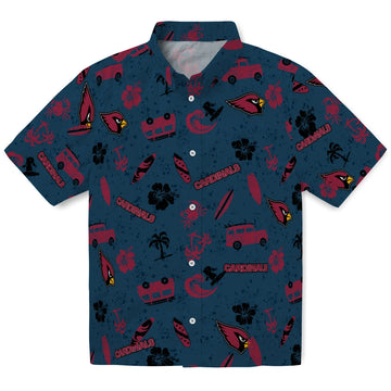 Arizona Cardinals Hawaiian Shirt - Beach Vibe | Moonbestprint
