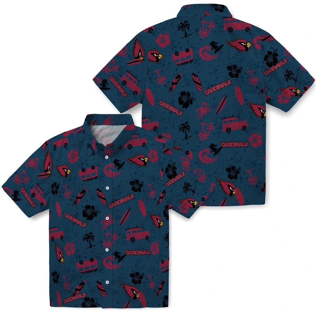 Arizona Cardinals Hawaiian Shirt - Beach Vibe | Moonbestprint