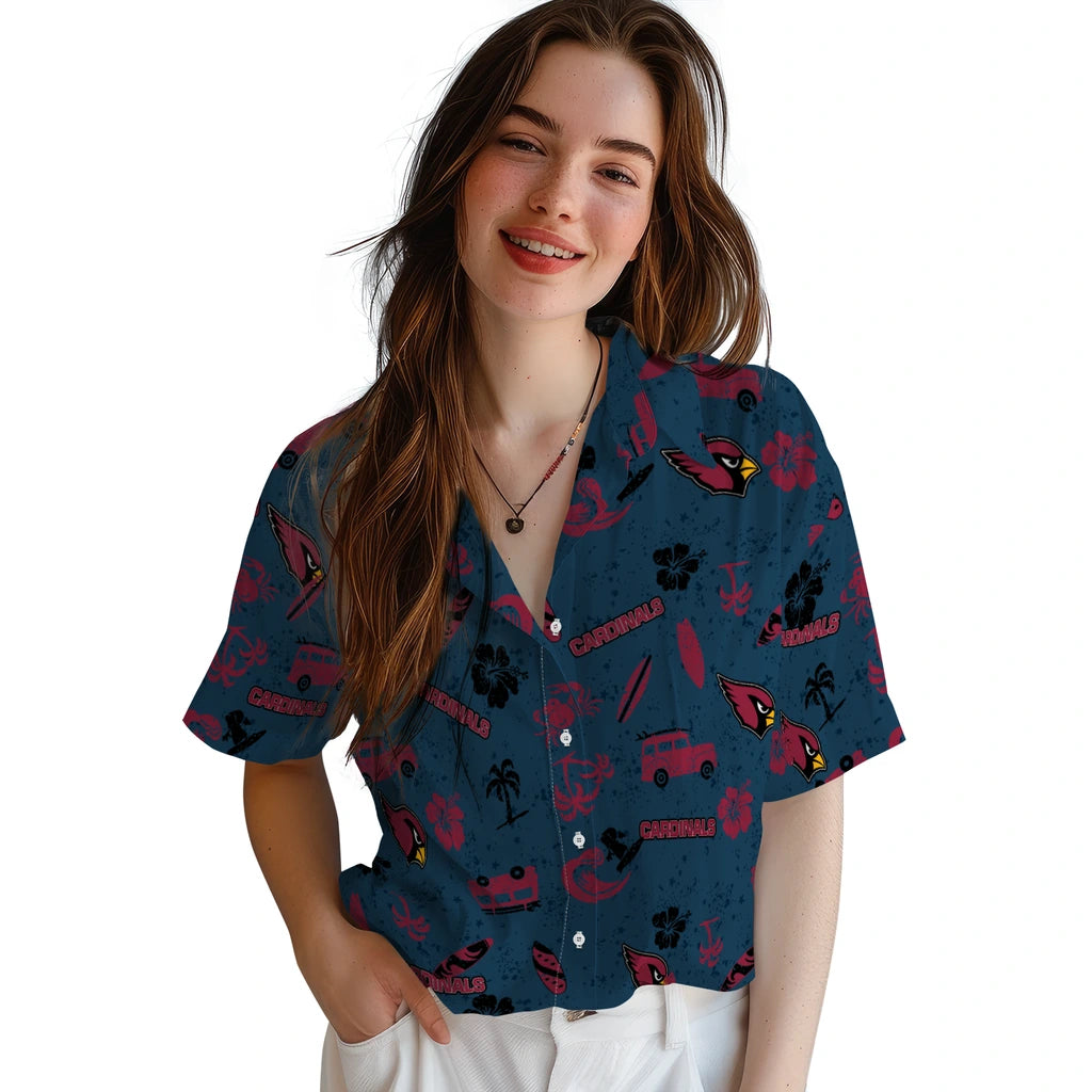 Arizona Cardinals Hawaiian Shirt - Beach Vibe | Moonbestprint