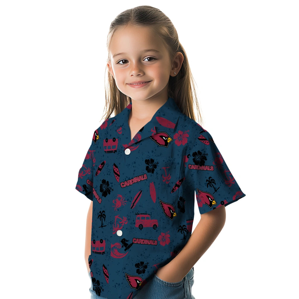 Arizona Cardinals Hawaiian Shirt - Beach Vibe | Moonbestprint