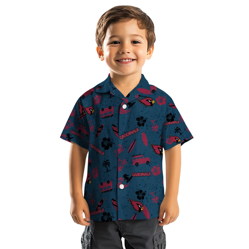 Arizona Cardinals Hawaiian Shirt - Beach Vibe | Moonbestprint