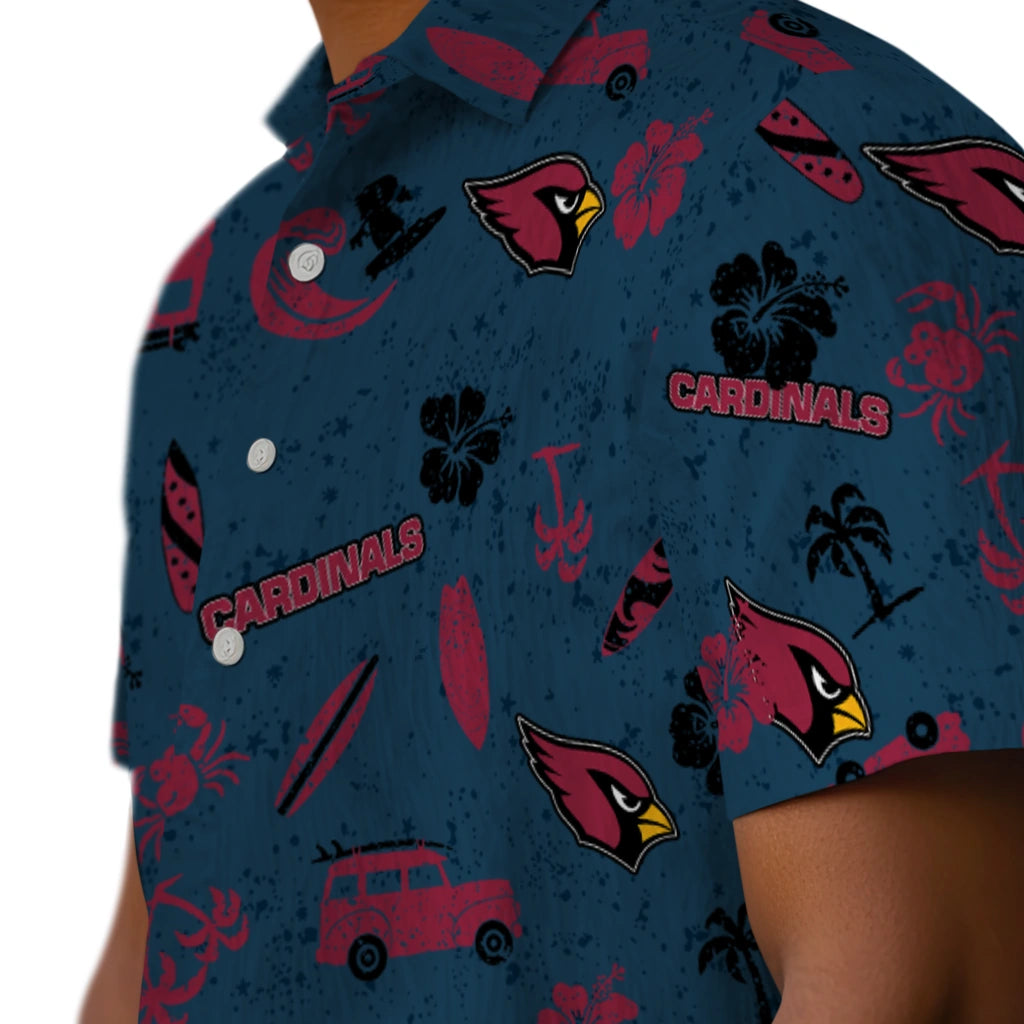 Arizona Cardinals Hawaiian Shirt - Beach Vibe | Moonbestprint