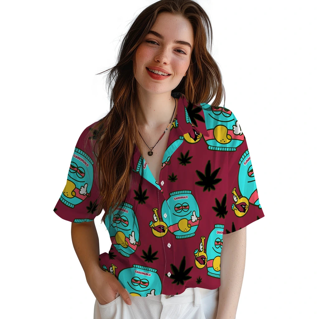 Arizona Cardinals Hawaiian Shirt - Chill Vibe | Moonbestprint