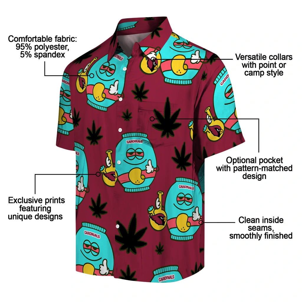 Arizona Cardinals Hawaiian Shirt - Chill Vibe | Moonbestprint