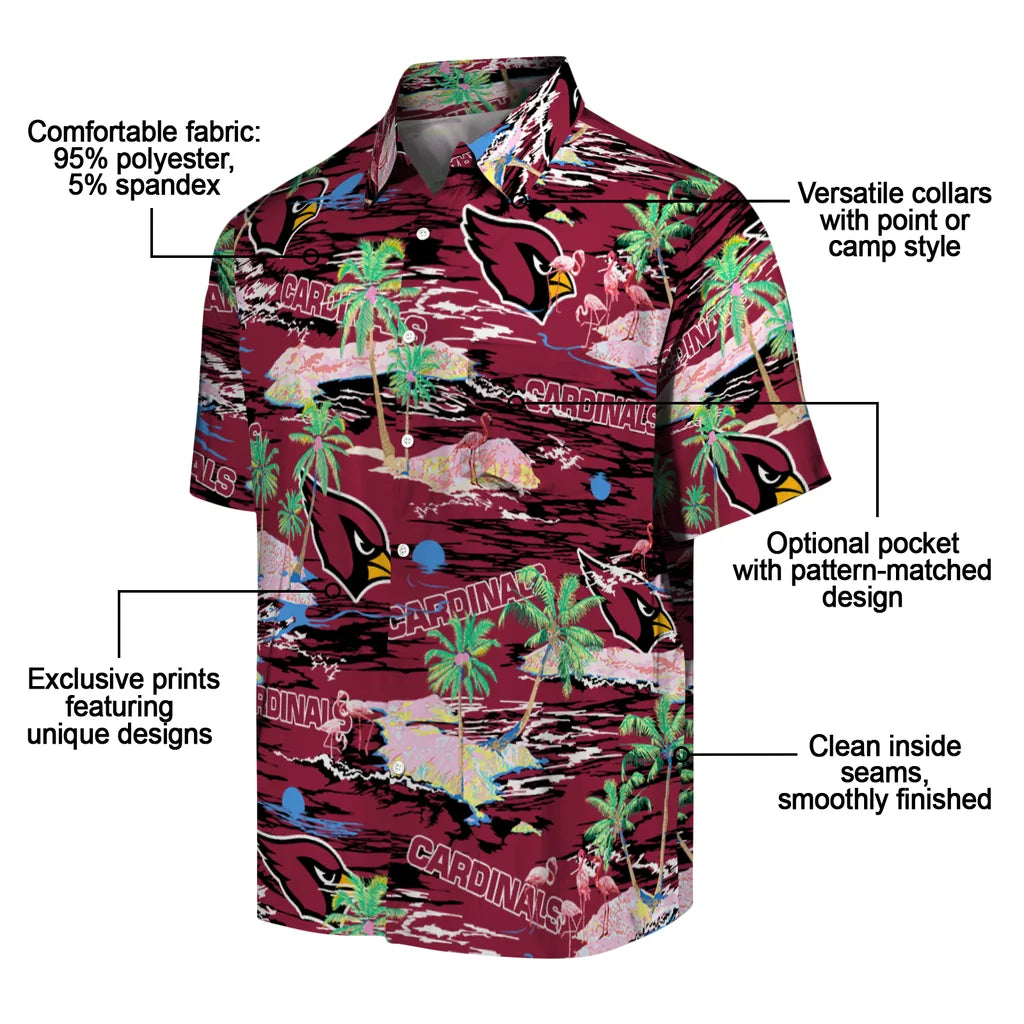 Arizona Cardinals Flamingo Retreat 2026 Hawaiian Shirt – Moonbestprint