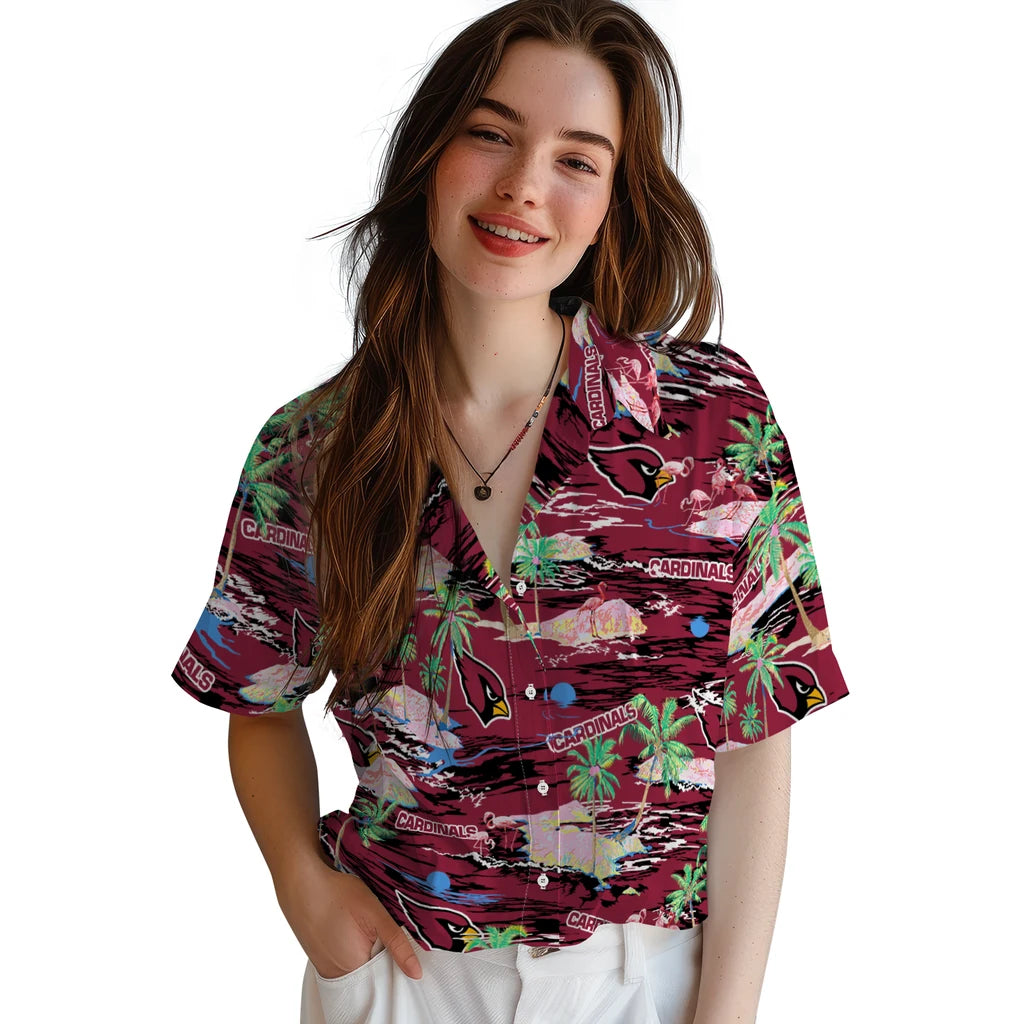 Arizona Cardinals Hawaiian Shirt - Hawaii Island | Moonbestprint
