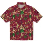 Arizona Cardinals Hawaiian Shirt - Hawaiian Girls Design | Moonbestprint
