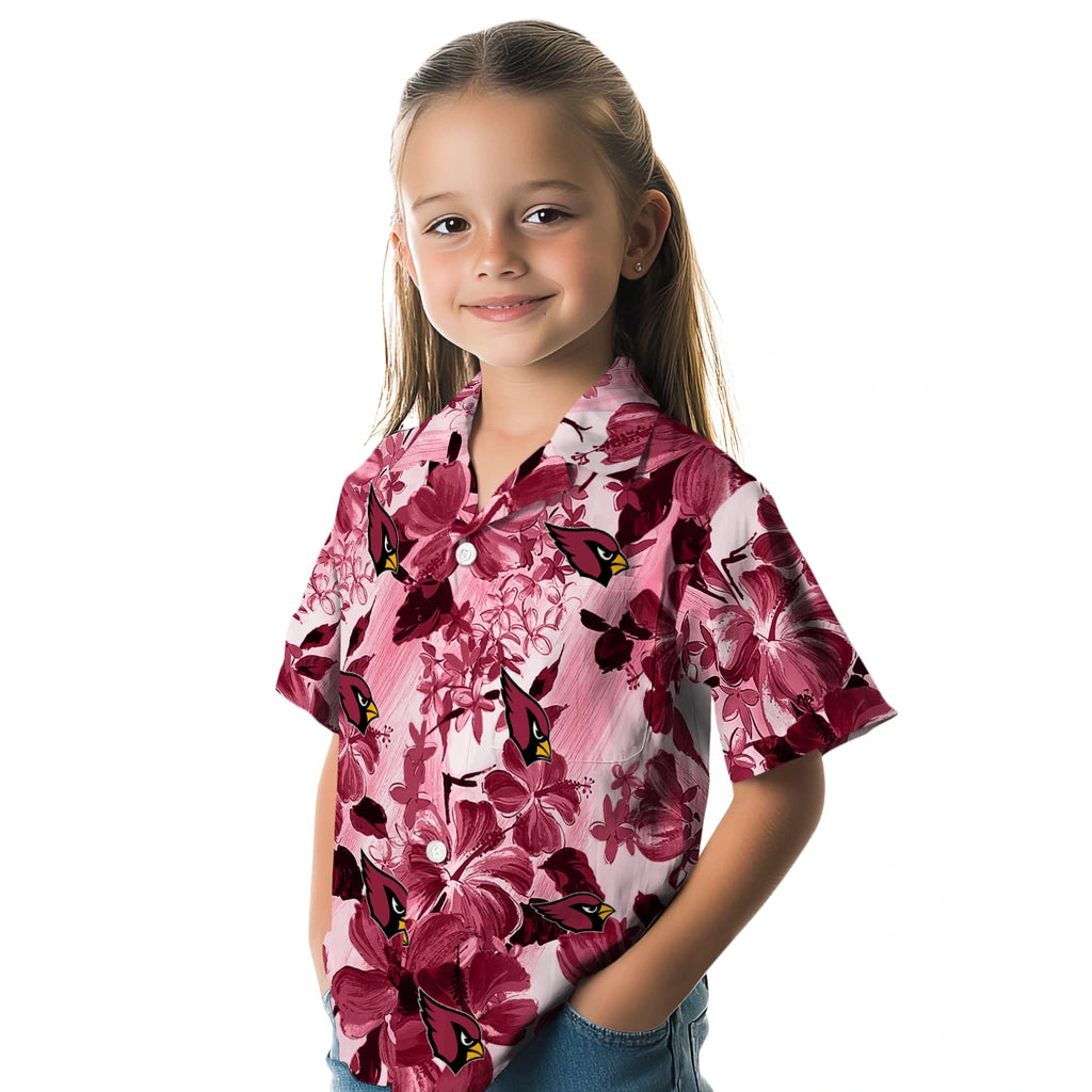 Arizona Cardinals Hawaiian Shirt - Hibiscus Arrangement | Moonbestprint