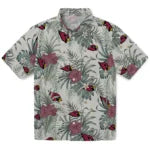 Arizona Cardinals Hawaiian Shirt - Hibiscus Designs | Moonbestprint
