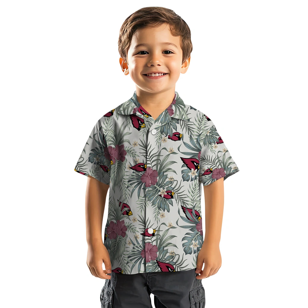 Arizona Cardinals Hawaiian Shirt - Hibiscus Designs | Moonbestprint